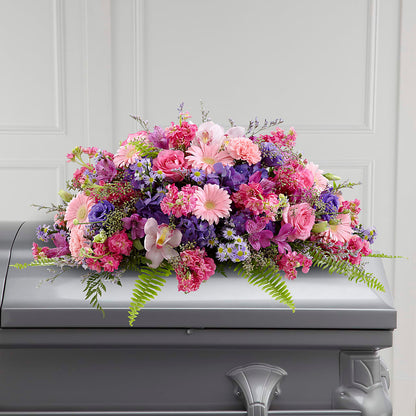 Glorious Garden Casket Spray –  A Heavenly Florist, Newport News VA
