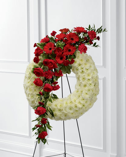 Graceful Tribute Wreath –  A Heavenly Florist, Newport News VA