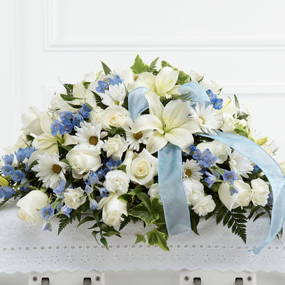 Tender Treasure Casket Spray –  A Heavenly Florist, Newport News VA