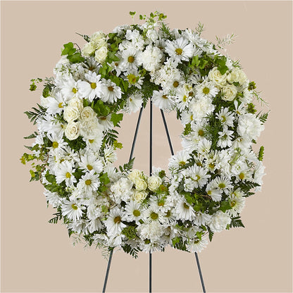 Faithful Wishes Wreath –  A Heavenly Florist, Newport News VA