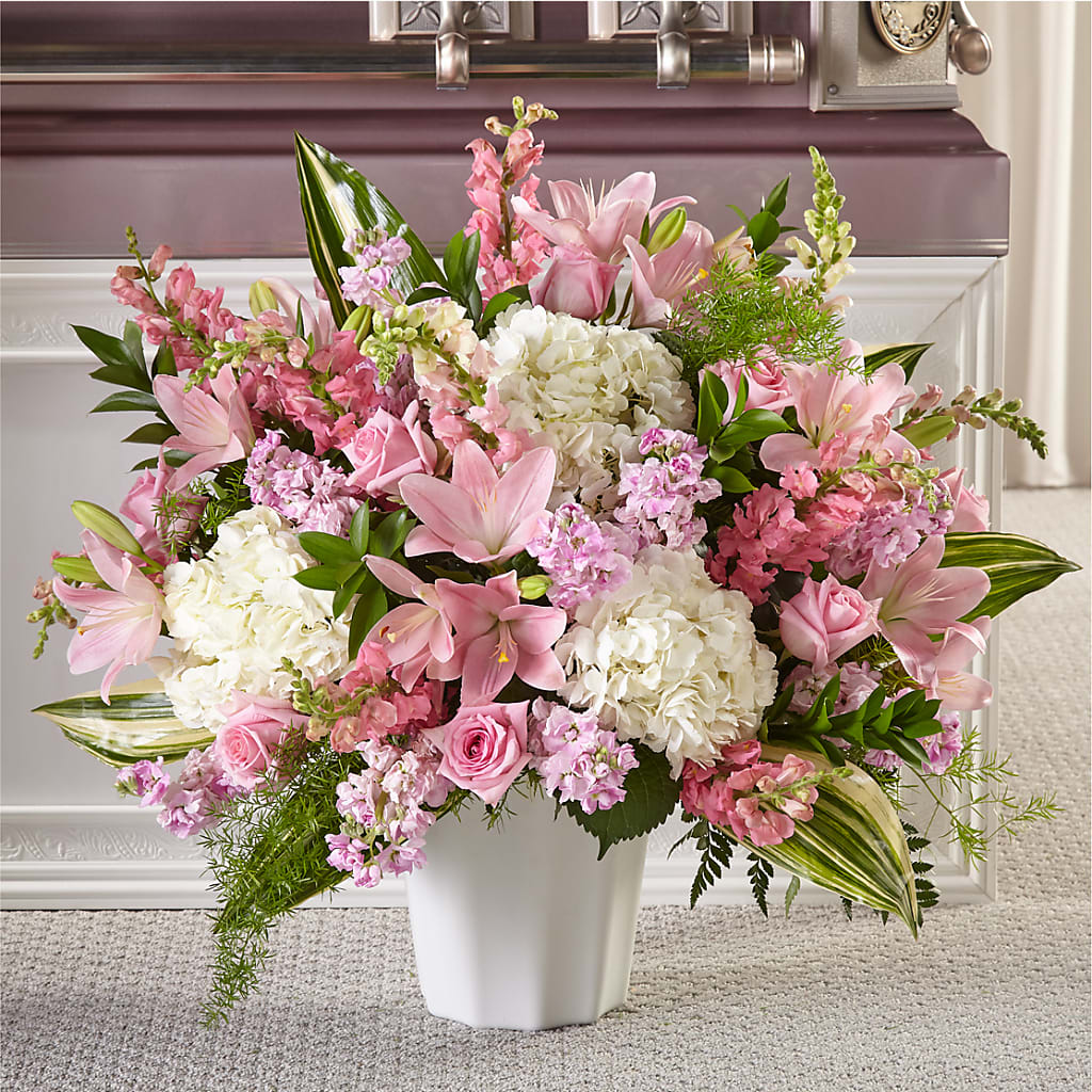 Simply Serene Floor Basket –  A Heavenly Florist, Newport News VA