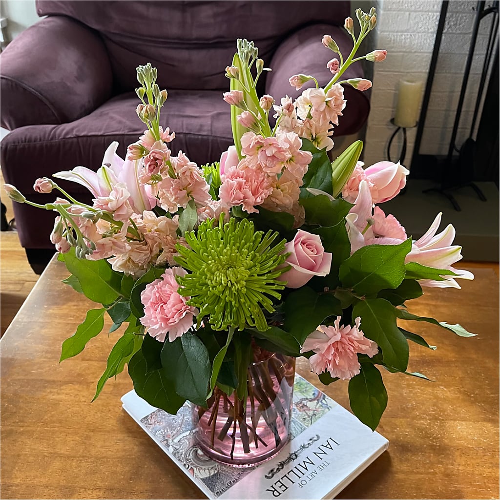 Pretty in Pink Bouquet –  A Heavenly Florist, Newport News VA