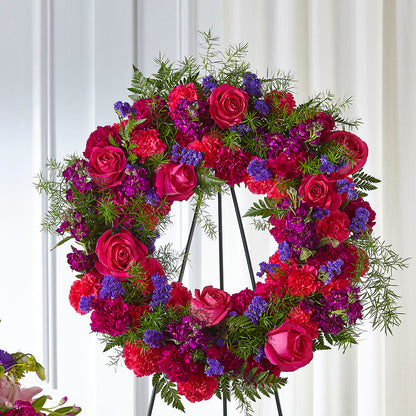 Calming Colors Wreath –  A Heavenly Florist, Newport News VA