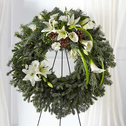Greens of Hope Wreath –  A Heavenly Florist, Newport News VA