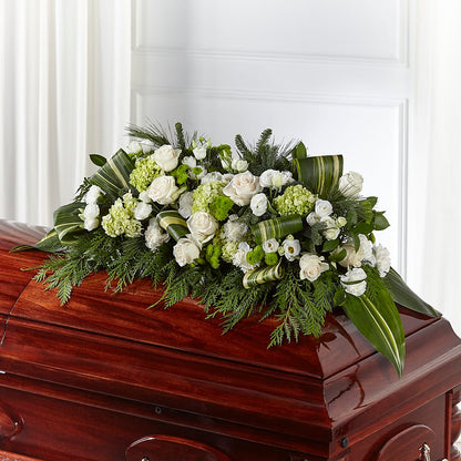 Hopeful Gesture Casket Spray –  A Heavenly Florist, Newport News VA