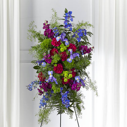 Heavenly Skies Standing Spray –  A Heavenly Florist, Newport News VA