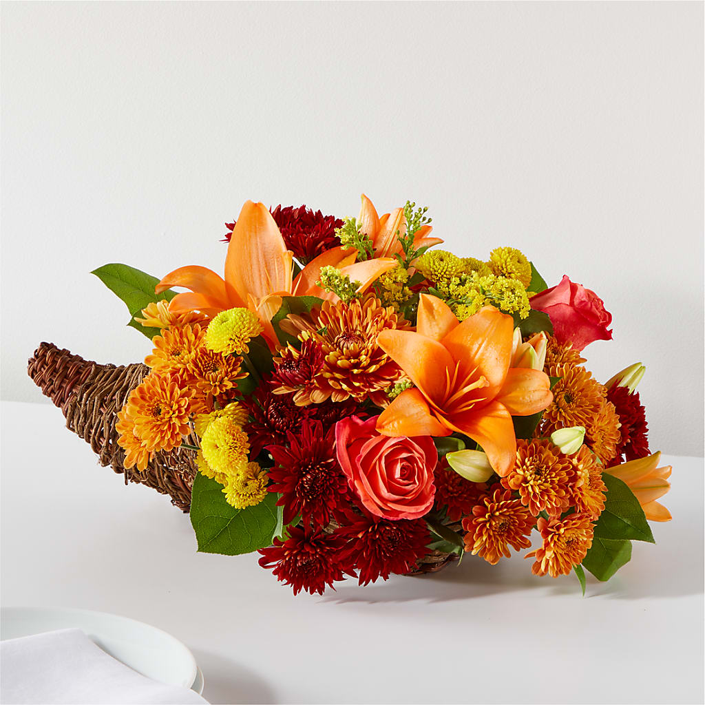 Bouquet of Blessings Cornucopia –  A Heavenly Florist, Newport News VA