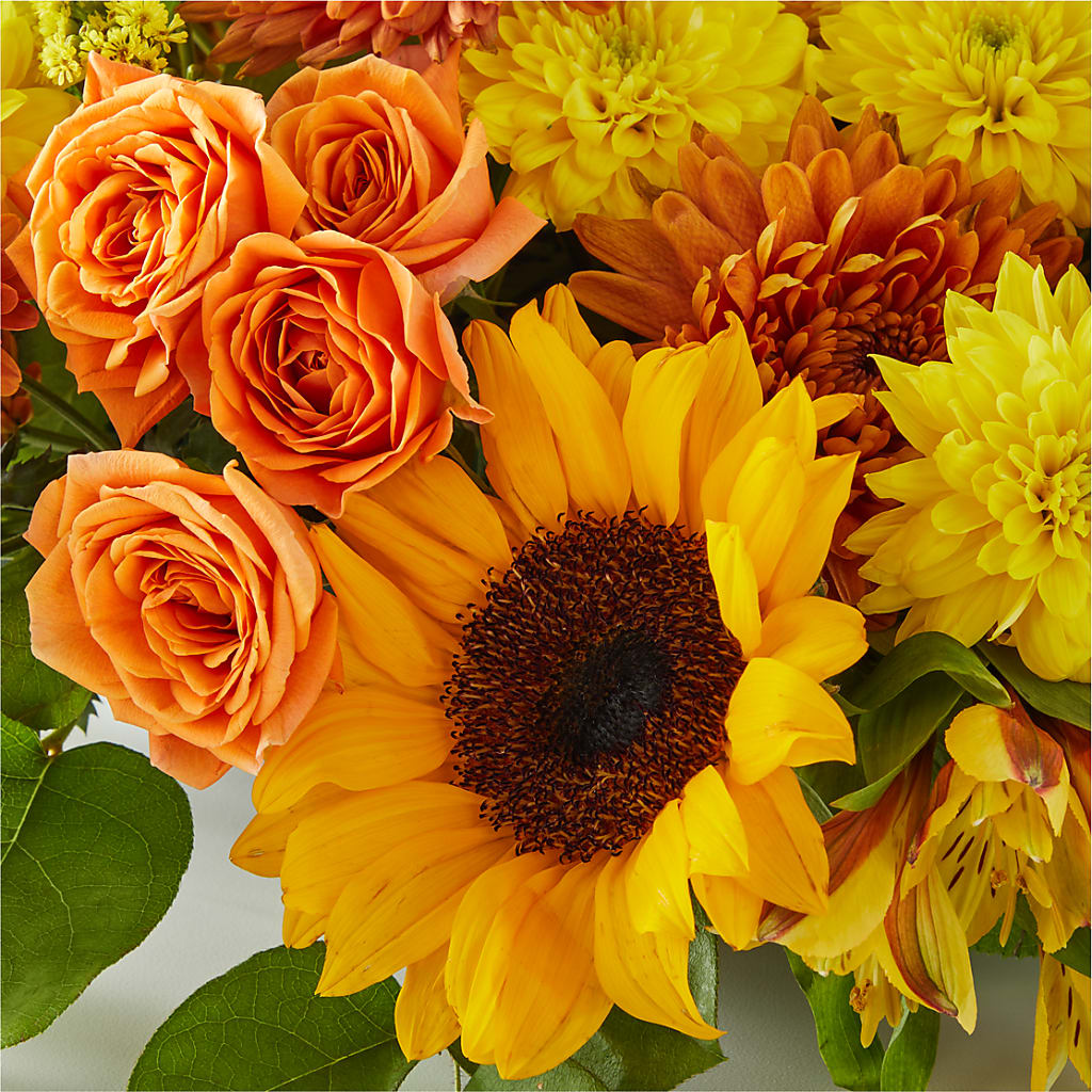Autumn Harmony Centerpiece –  A Heavenly Florist, Newport News VA