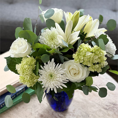 Snowy Dreams Bouquet –  A Heavenly Florist, Newport News VA