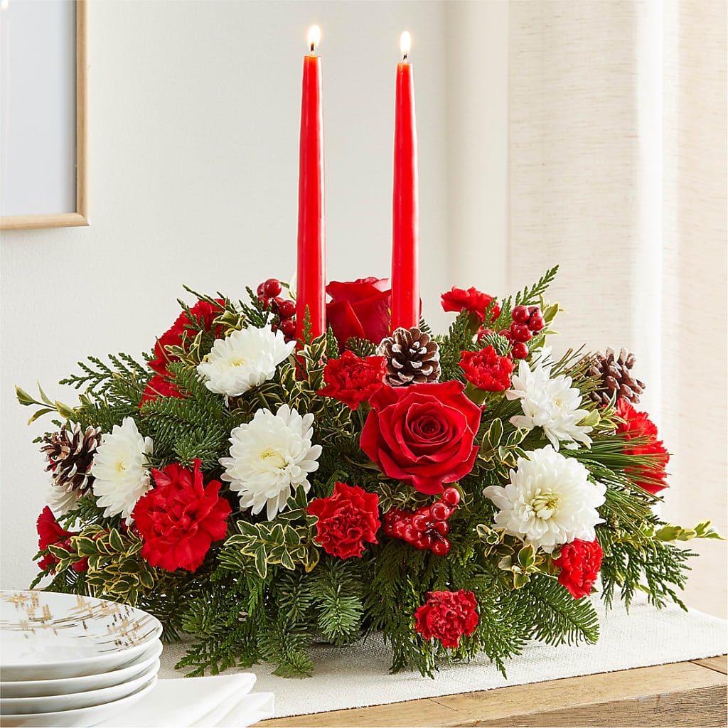 Holiday Soiree Centerpiece –  A Heavenly Florist, Newport News VA