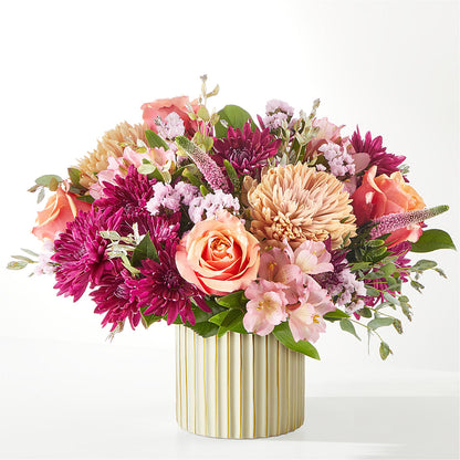 Berry Cobbler Bouquet with Ivory Vase –  A Heavenly Florist, Newport News VA