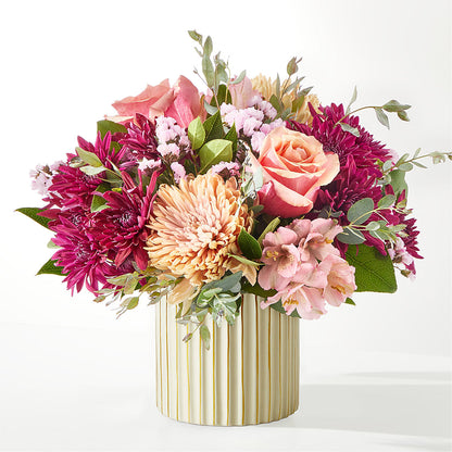 Berry Cobbler Bouquet with Ivory Vase –  A Heavenly Florist, Newport News VA