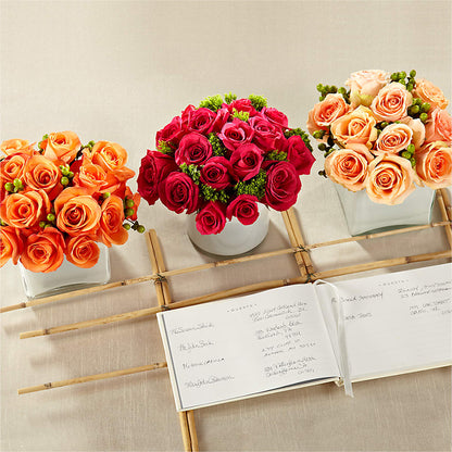 Dawn Rose Centerpiece –  A Heavenly Florist, Newport News VA