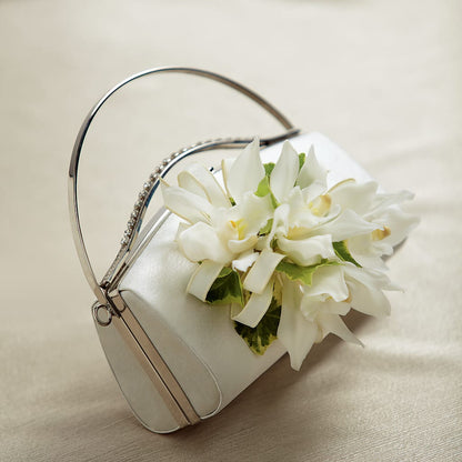 White Purse Decor –  A Heavenly Florist, Newport News VA