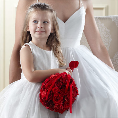 Pure at Heart Flower Girl Arrangement –  A Heavenly Florist, Newport News VA